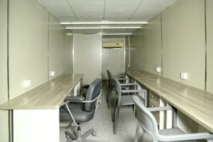 Interior image of Mobile office for film and photoshoots in Dubai, Abu Dhabi and all UAE