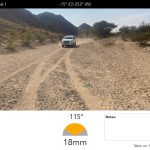 picture of modest SUV. From smooth asphalt to rugged terrain – this dry riverbed film location is made for road trips, off-road scenes, and desert camping vibes. #filmlocation #dryriverbed #asphaltroad