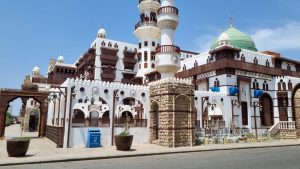 Wide picture of Authentic film location at Heritage Museum Jeddah Saudi Arabia - traditional Hijazi architecture for film, TV, and commercial shoots.